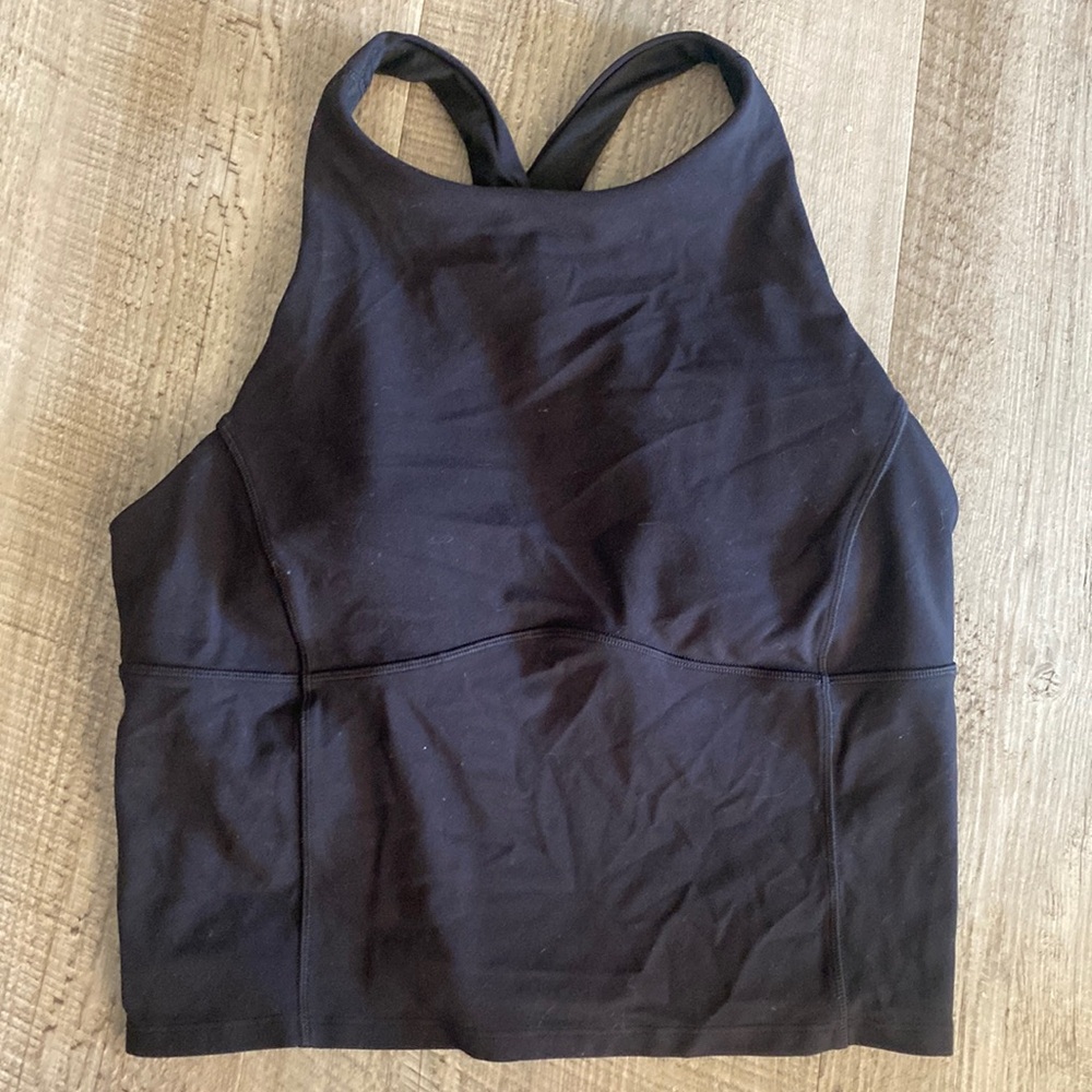 lululemon athletica Black Racerback Tank Top